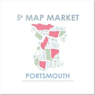 Porstmouth Map - Full Size Posters and Art